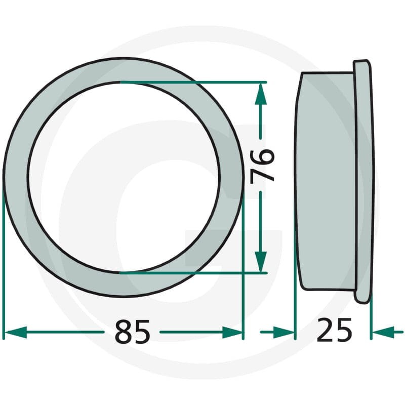 GRANIT Łożysko ślizgowe z kołnierzem 64706228342F - Sklep PoltechParts