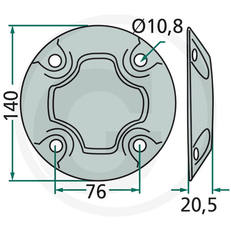 GRANIT Wieczko 647130428F - Sklep PoltechParts