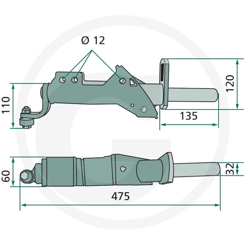 GRANIT Ramię prowadzące 6470654302F - Sklep PoltechParts