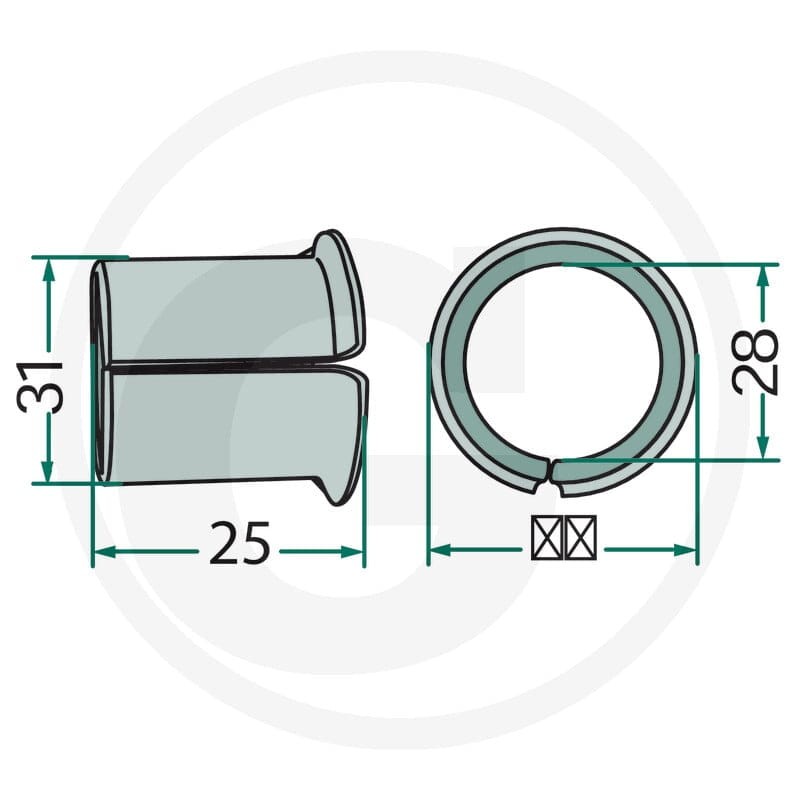 GRANIT Tulejka 647121024F - Sklep PoltechParts