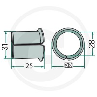GRANIT Tulejka 647121024F - Sklep PoltechParts