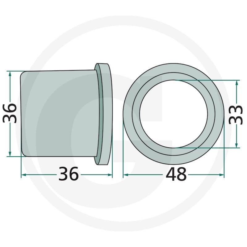 GRANIT Tulejka kołnierzowa 647122735F - Sklep PoltechParts