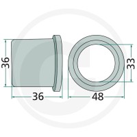 GRANIT Tulejka kołnierzowa 647122735F - Sklep PoltechParts
