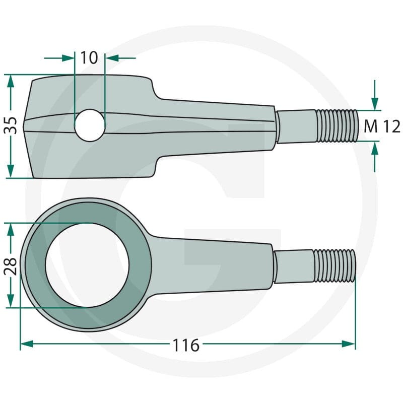 GRANIT Dźwignia sterująca 647153752905F - Sklep PoltechParts