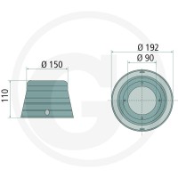 GRANIT Osłona przegubu 614397156 - Sklep PoltechParts