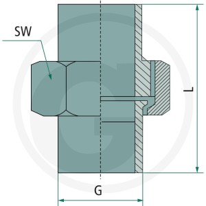 GRANIT F-DLÖk-AA-1/2-MSv Złączka dwustronna 60612114559