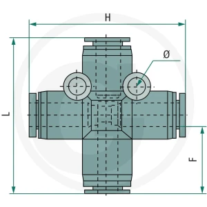GRANIT B-KV-8-KU Przyłącze - czwónik 60603070122