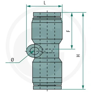 GRANIT B-GV-12-KU Przyłącze proste 60603180251