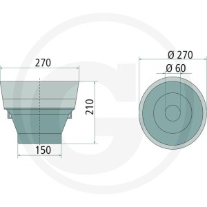 GRANIT Osłona przegubu 614397164