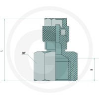 GRANIT A-GA-8/6-1/4-MSv proste złącze nakręcane 60601061039 - Sklep PoltechParts