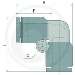 GRANIT B-WV-10-KU Przyłącze kątowe 60603180257