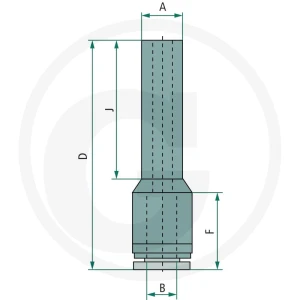 GRANIT B-GRZ-6-4-KU Wtyczka prosta redukcyjna 60603180268