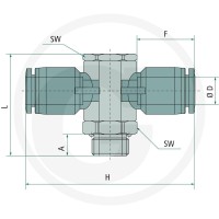 GRANIT B-TVTEd-4-1/8-KU Rozdzielacz - trójnik w 60603181620 - Sklep PoltechParts