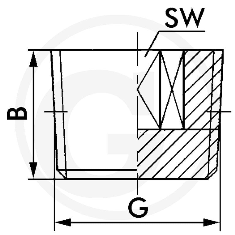 GRANIT F-VOBk-1/2-MSv Śruba zamykająca 60612800523 - Sklep PoltechParts