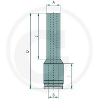 GRANIT B-GRZ-8-6-KU Wtyczka prosta redukcyjna 60603180270 - Sklep PoltechParts