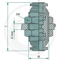 GRANIT B-GSV-8-MSv Przyłącze proste grodziowe 60603105038 - Sklep PoltechParts