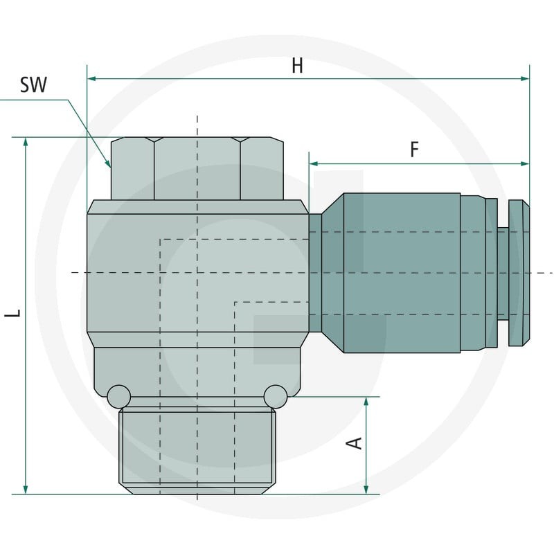 GRANIT B-WSH-6-1/8-KU Złącze kątowe wahliwe 60603181281 - Sklep PoltechParts