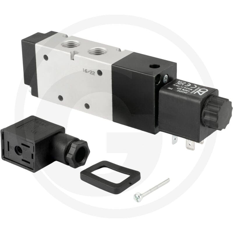 GRANIT Elektrozawór 5/2-drożny, ze sprężyną powrotną 606AZ522ME-24V - Sklep PoltechParts