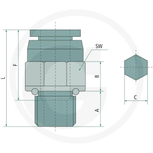 GRANIT B-GE-10-1/4-MSv-bl 60603020110