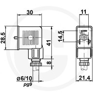 GRANIT V-GST-BIF100 Gniazdo do cewki 60623100262 - Sklep PoltechParts