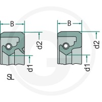 GRANIT Pierścień uszczelniający wału 595033X052X10 - Sklep PoltechParts