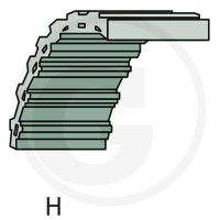 GRANIT by PIX Pasek z podwójnym uzębieniem 57270233 - Sklep PoltechParts