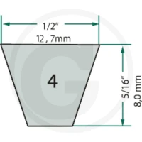 GRANIT by PIX Pasek klinowy 57274094 - Sklep PoltechParts