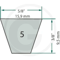 GRANIT by PIX Pasek klinowy 57275031 - Sklep PoltechParts
