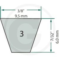 GRANIT by PIX Pasek klinowy 57273043 - Sklep PoltechParts
