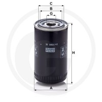 MANN FILTER Filtr oleju 565W950.41 - Sklep PoltechParts