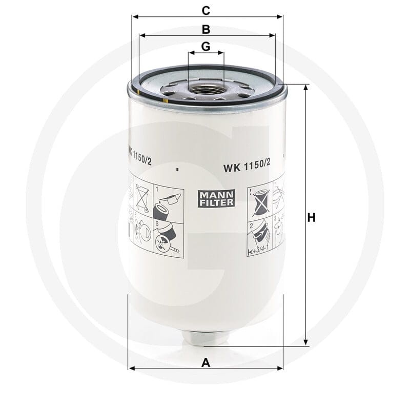 MANN FILTER Filtr paliwa 565WK1150.2 - Sklep PoltechParts
