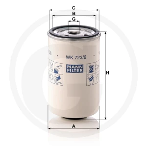 MANN FILTER Filtr wymienny paliwa 565WK723.6