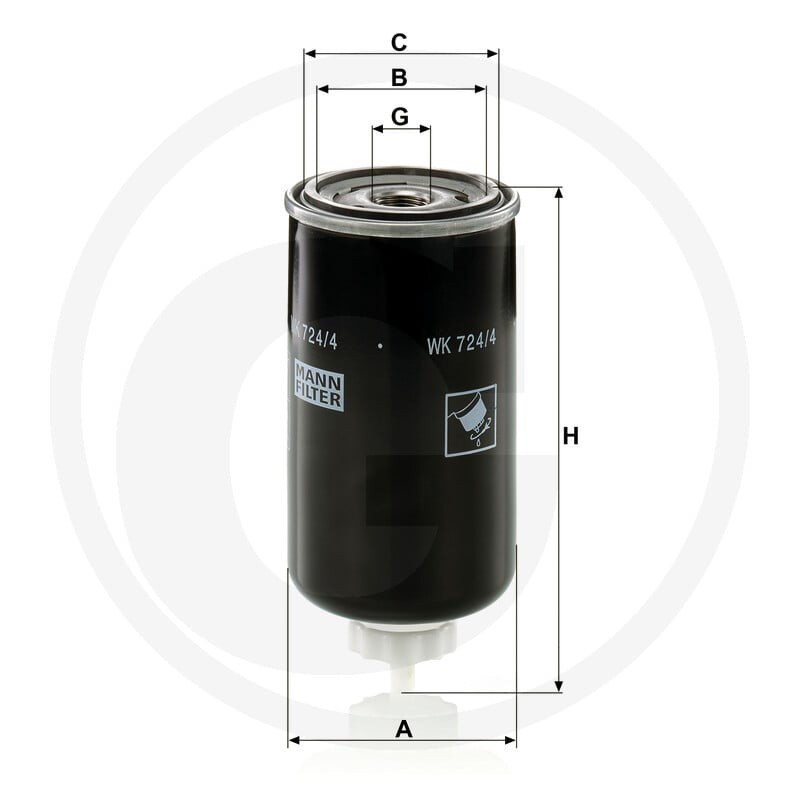 MANN FILTER Filtr paliwa 565WK724.4 - Sklep PoltechParts