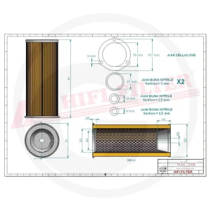 HIFI Filtr oleju hydraulicznego/przekładniowe 5672140