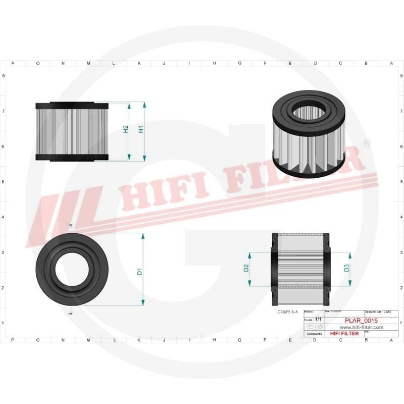HIFI Filtr oleju hydraulicznego/przekładniowe 5672154 - Sklep PoltechParts