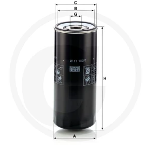 MANN FILTER Filtr oleju do smarowania 565W11102.7