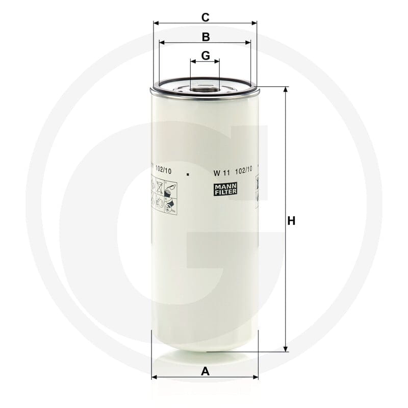 MANN FILTER Filtr oleju typu Spin-on 565W11102.10 - Sklep PoltechParts