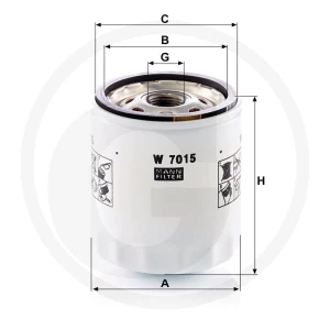 MANN FILTER Filtr oleju do smarowania 565W7015