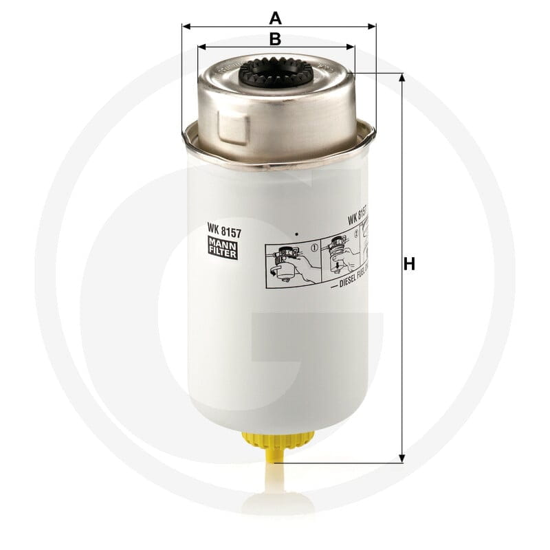 MANN FILTER Filtr paliwa WK 8157 565WK8157 - Sklep PoltechParts