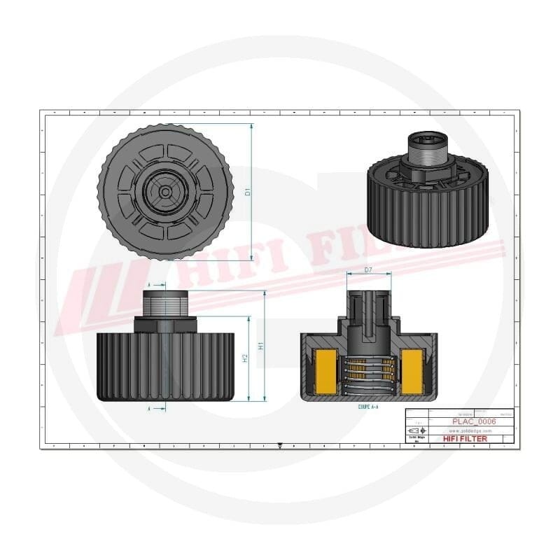 HIFI FILTR WENTYLACYJNY 56700030 - Sklep PoltechParts