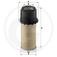 MANN FILTER Filtr powietrza 565C1188X - Sklep PoltechParts