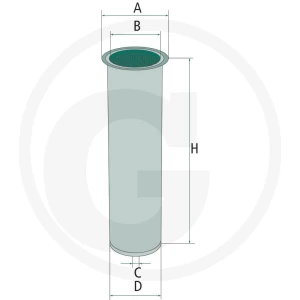 MANN FILTER Filtr powietrza wtórnego 565CF922