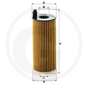 MANN FILTER Filtr oleju HU 6004 X 565HU6004X