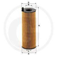 MANN FILTER Filtr oleju HU 8001 X 565HU8001X - Sklep PoltechParts