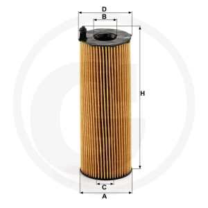 MANN FILTER Filtr oleju HU 8001 X 565HU8001X