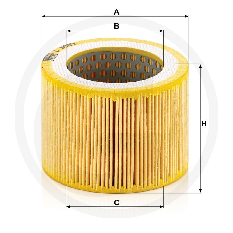 MANN FILTER Element filtra powietrza 565C8005 - Sklep PoltechParts