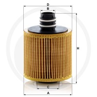 MANN FILTER Element filtra oleju 565HU8006Z - Sklep PoltechParts