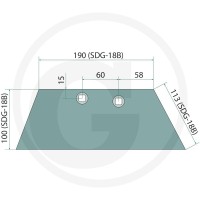 GRANIT Lemiesz przedpłużka 5602200010 - Sklep PoltechParts