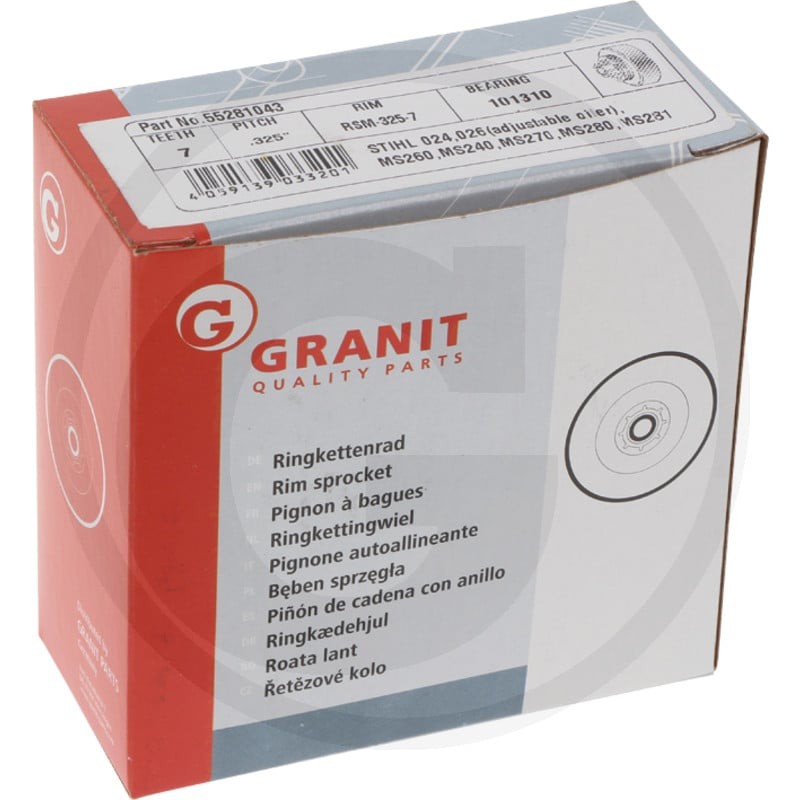GRANIT Endurance Cut Koło łańcuchowe pierścieniowe 55281043 - Sklep PoltechParts