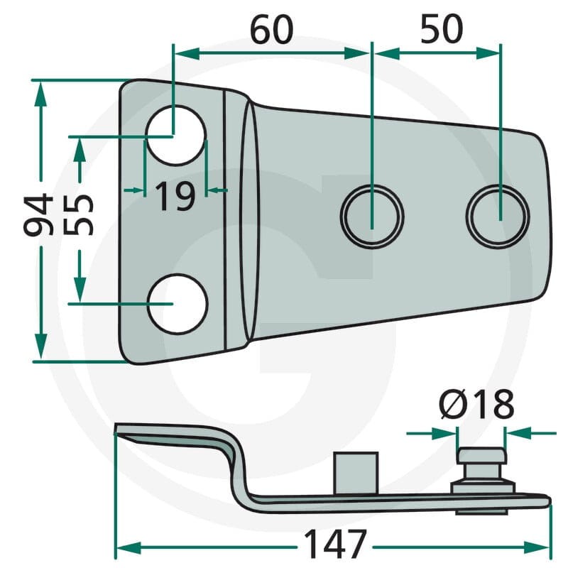 GRANIT Trzymak noża 5259492681 - Sklep PoltechParts